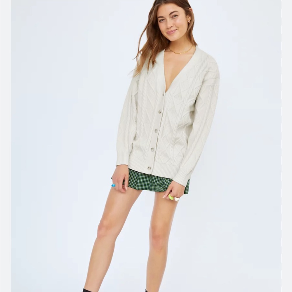 Aritzia Sunday Best Lamora Cardigan in Birch Size S